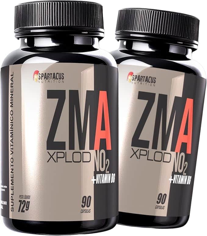 2x ZMA NO2 XPLOD Magnésio Zinco Cálcio Vitamina B6 90 Cápsulas Suplemento Alimentar Vitamínico Mineral Adulto Não Contém Glúten 2x ZMA NO2 XPLOD Magnésio Zinco Cálcio Vitamina B6 90 Cápsulas Suplemento Alimentar Vitamínico Mineral Adulto Não Contém Glúten - Imagem 1