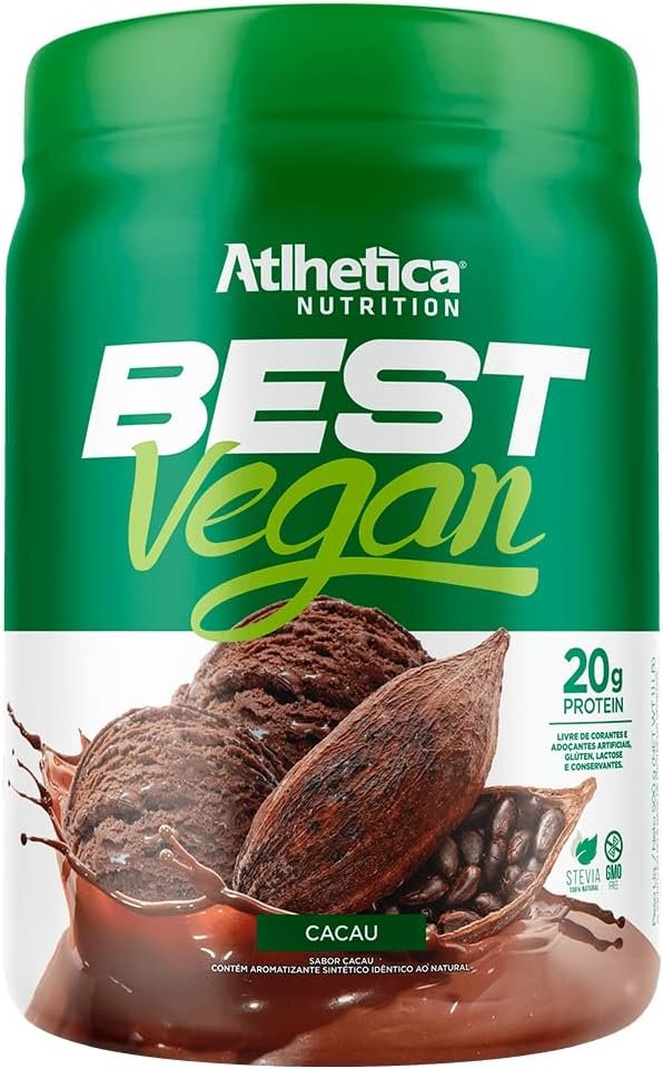 Atlhetica Nutrition Best Vegan - 500G Cacau Athletica Nutrition Atlhetica Nutrition Best Vegan - 500G Cacau Athletica Nutrition - Imagem 1