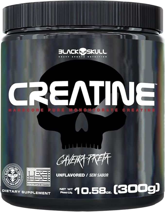 Black Skull Creatine Pure Monohydrate - 300 g Black Skull Creatine Pure Monohydrate - 300 g - Imagem 1