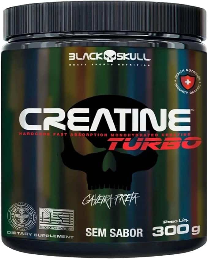 Black Skull Creatine Turbo - 300 g Black Skull Creatine Turbo - 300 g - Imagem 1