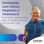 Centrum Homem 50 Mais Multivitaminico, com Vitamina D, Vitamina B12, Calcio e Magnesio, 150 Comprimidos - Imagem 3