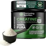 Creatina Monohidratada Everlasting Nutrition 300g - Suplemento para Aumento de Força e Performance em Treinos
