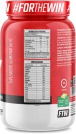 FTW 100% Whey Protein com Proteína Concentrada WPC, Suplemento Alimentar Pós-Treino em Pó com Fonte de Proteína do Soro do Leite, Alto Valor Biológico, Sem Glúten – Pote 900g (Sabor Doce de Leite) - Imagem 2