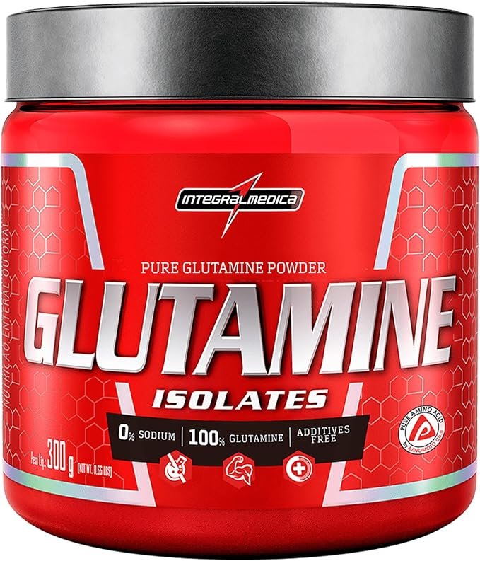 Integralmedica - Glutamina Natural Isolada em Pó - Suplemento Sem Sabor - 300g Integralmedica - Glutamina Natural Isolada em Pó - Suplemento Sem Sabor - 300g - Imagem 1