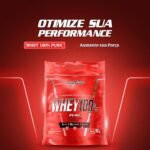 Integralmédica - Whey Protein Concentrado Cookies and Cream 100% Pure - 21g de Proteína por Scoop, Suplementação Alimentar Pós-Treino, Fórmula Enriquecida com BCAAs - Pouch 900g - Imagem 3