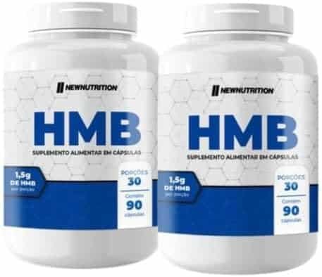 Kit com 2 Frascos HMB Suplemento 90 Cápsulas por Frasco Kit com 2 Frascos HMB Suplemento 90 Cápsulas por Frasco - Imagem 1