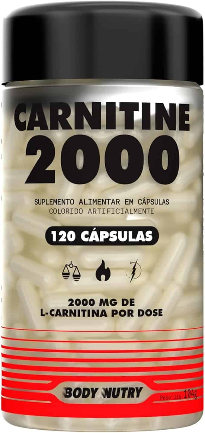L Carnitina 2000 mg Pura 120 capsulas Sem Sabor Ultra Concentrado Caffeine Army - Imagem 1