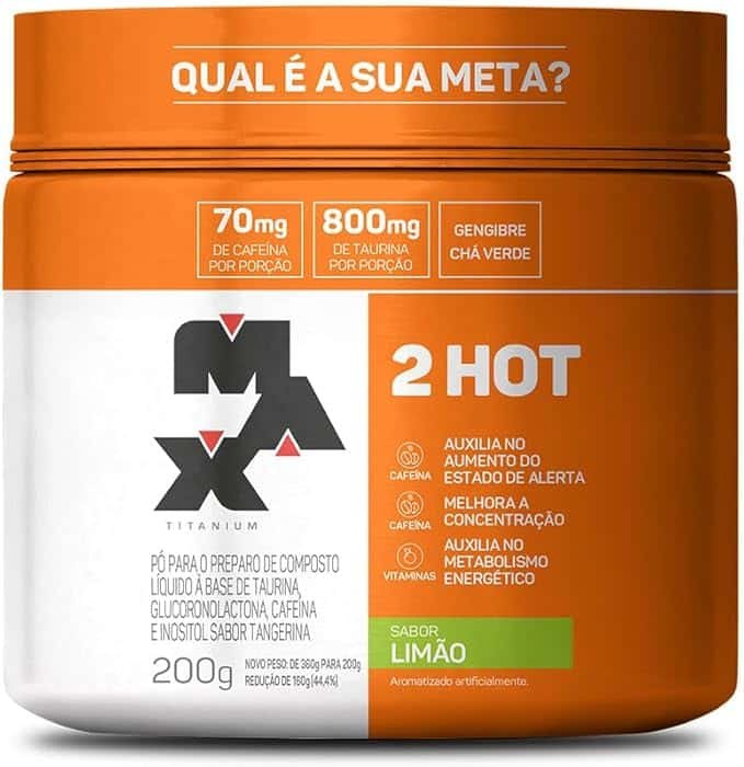 Max Titanium 2Hot - 200G Limão - Max Titanium 2Hot - 200G Limão - - Imagem 1