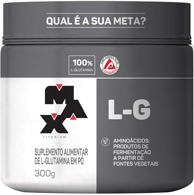 Max Titanium Glutamina L-G 300 G Max Titanium Glutamina L-G 300 G - Imagem 1