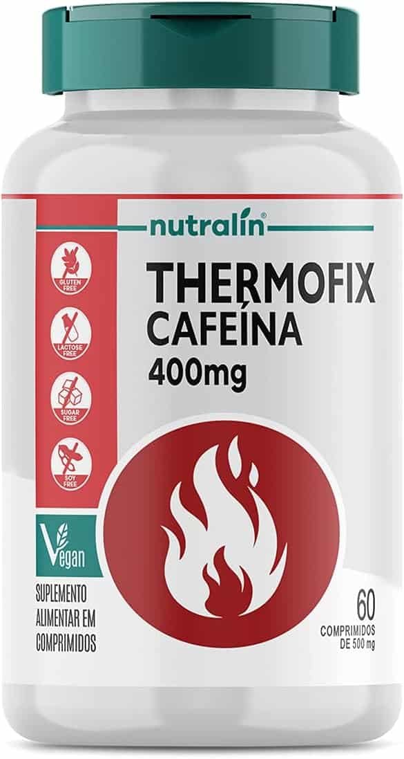 Nutralin - Thermofix Cafeína Vegan 60 Cps Nutralin - Thermofix Cafeína Vegan 60 Cps - Imagem 1