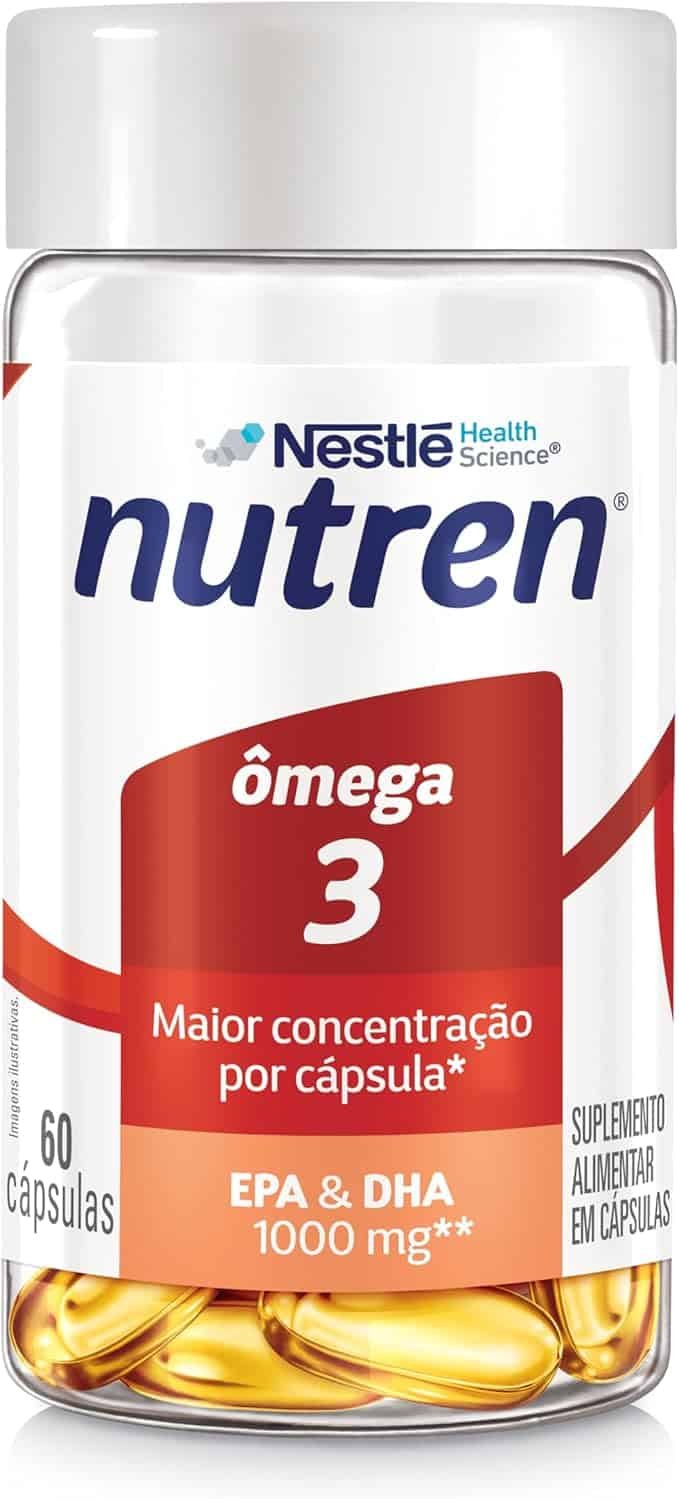 Nutren Suplemento Alimentar Ômega 3-60 Cápsulas Nutren Suplemento Alimentar Ômega 3-60 Cápsulas - Imagem 1