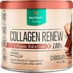 Nutrify - Collagen Renew Chocolate 300G - Colágeno Hidrolisado Verisol - Saúde e Beleza - Sabor Chocolate