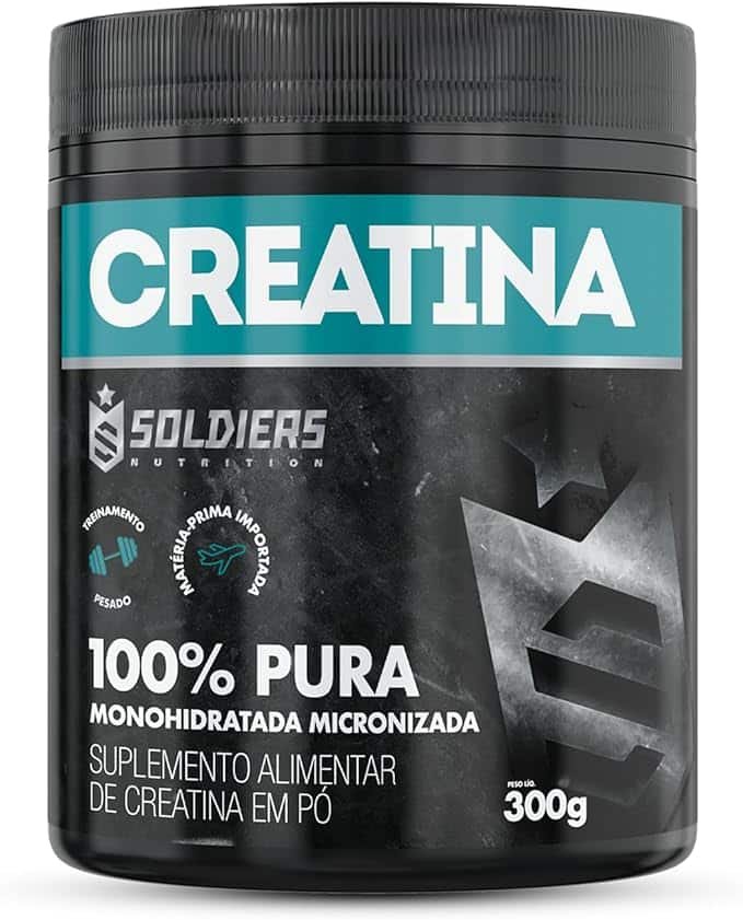 Soldiers Nutrition Creatina Monohidratada Pote 300g Soldiers Nutrition Creatina Monohidratada Pote 300g - Imagem 1