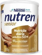 Suplemento Alimentar NUTREN SENIOR Chocolate 370g Nutren Sabor 370g