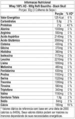 Whey 100% Hd - 900G Refil Baunilha, Black Skull - Imagem 2
